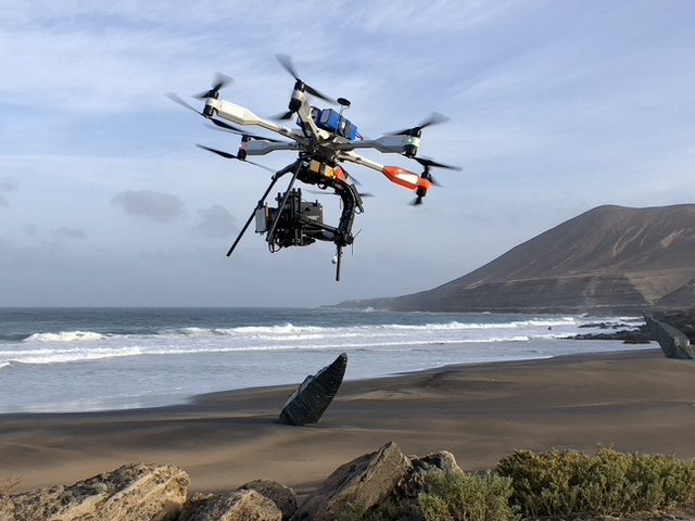 Helicopter Film Services Eternals Beach and Rock Aerigon drone with Alexa Mini 1