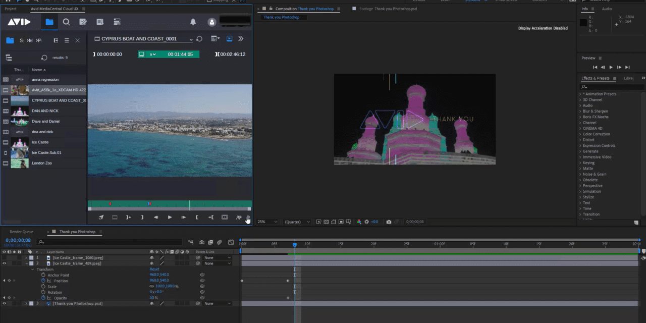 New capabilities in Avid MediaCentral bring graphic designers into broadcast TV and production workflows