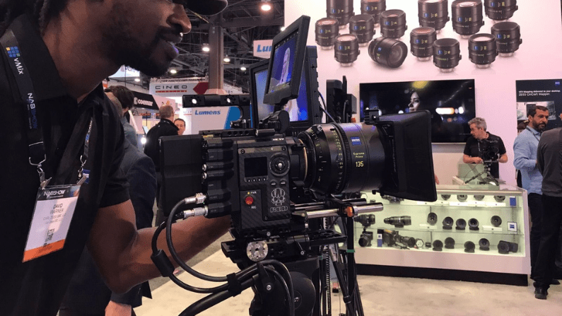 Cartoni at NAB with Red and Zeiss