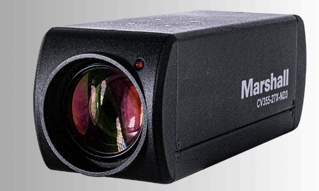MARSHALL ELECTRONICS ANNOUNCES CV355-27X-ND3 CAMERA WITH 27X OPTICAL ZOOM AND NDI® AT IBC 2025