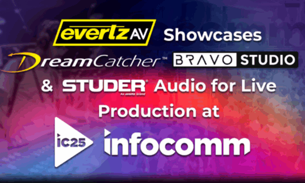 EvertzAV Showcases DreamCatcher™ BRAVO Studio and Studer Audio for Live Production at InfoComm 2025