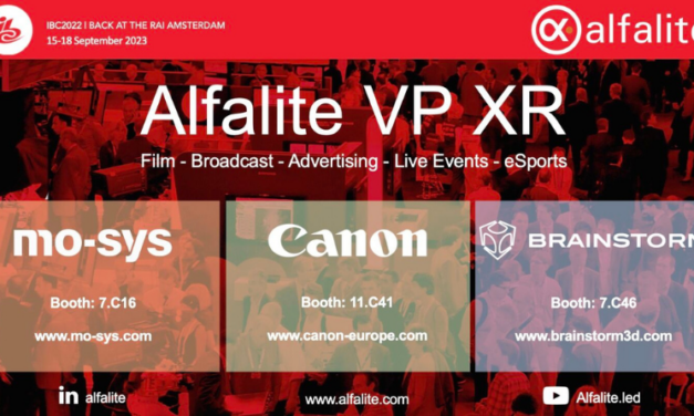 Alfalite to showcase its LED displays for VP XR environments at IBC 2023