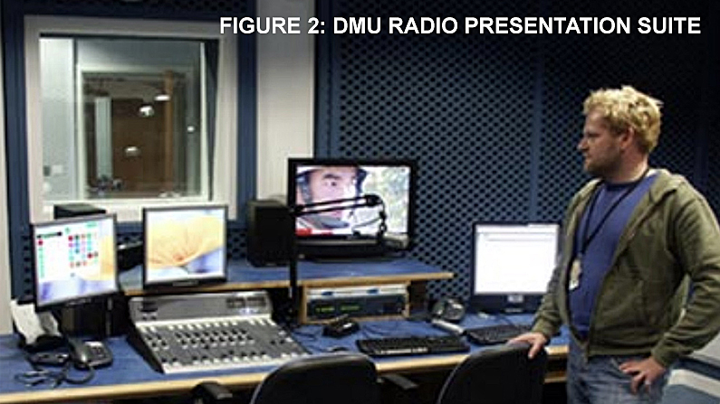 Figure 2 DMU radio presentation suite