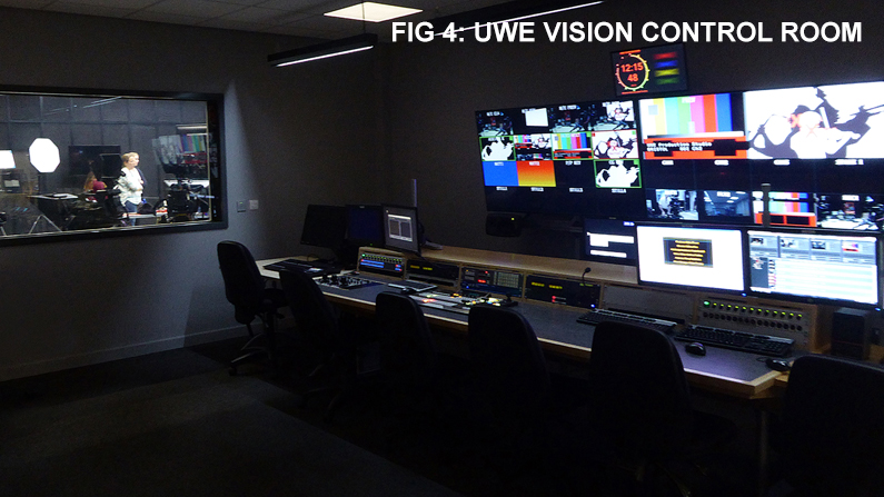 Figure 4 UWE vision control room