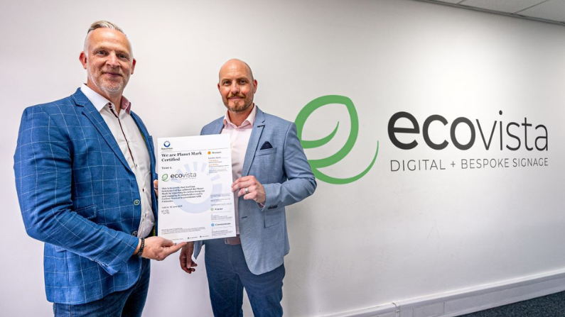 EcoVista Becomes UK’s First Carbon Neutral LED Display Integrator