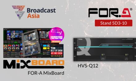 FOR-A Brings Award-Winning Broadcast Innovation to BroadcastAsia 2025