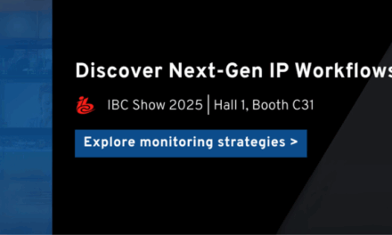 TAG Showcases Next-Gen IP Workflow Monitoring with Powerful New Tools at IBC 2025
